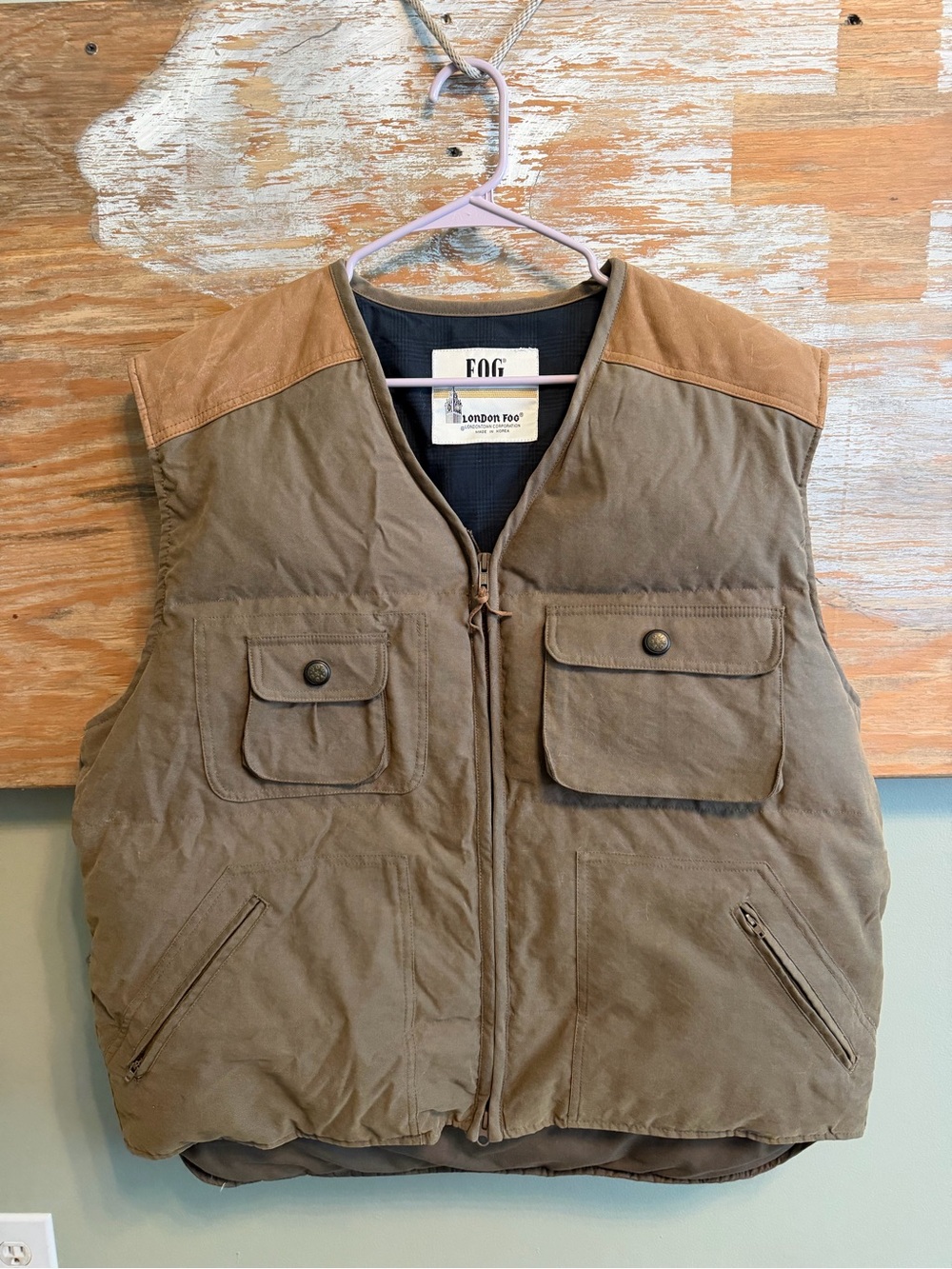 Vintage London fog vest